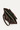 Doppio with Zipper in Coffee Brown viewed from above, showing its emerald green interior