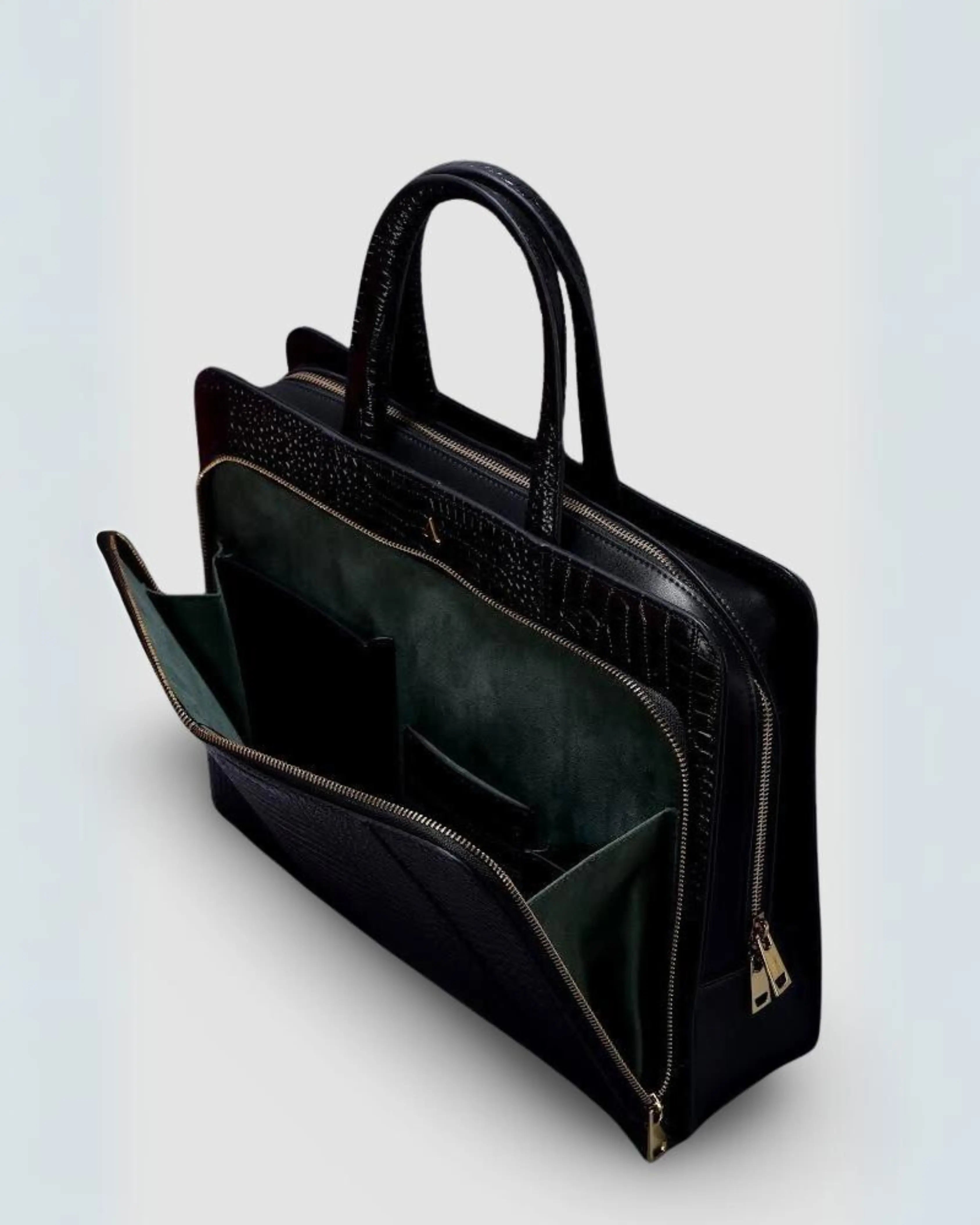 Verona Signature Business Bag - Midnight Black