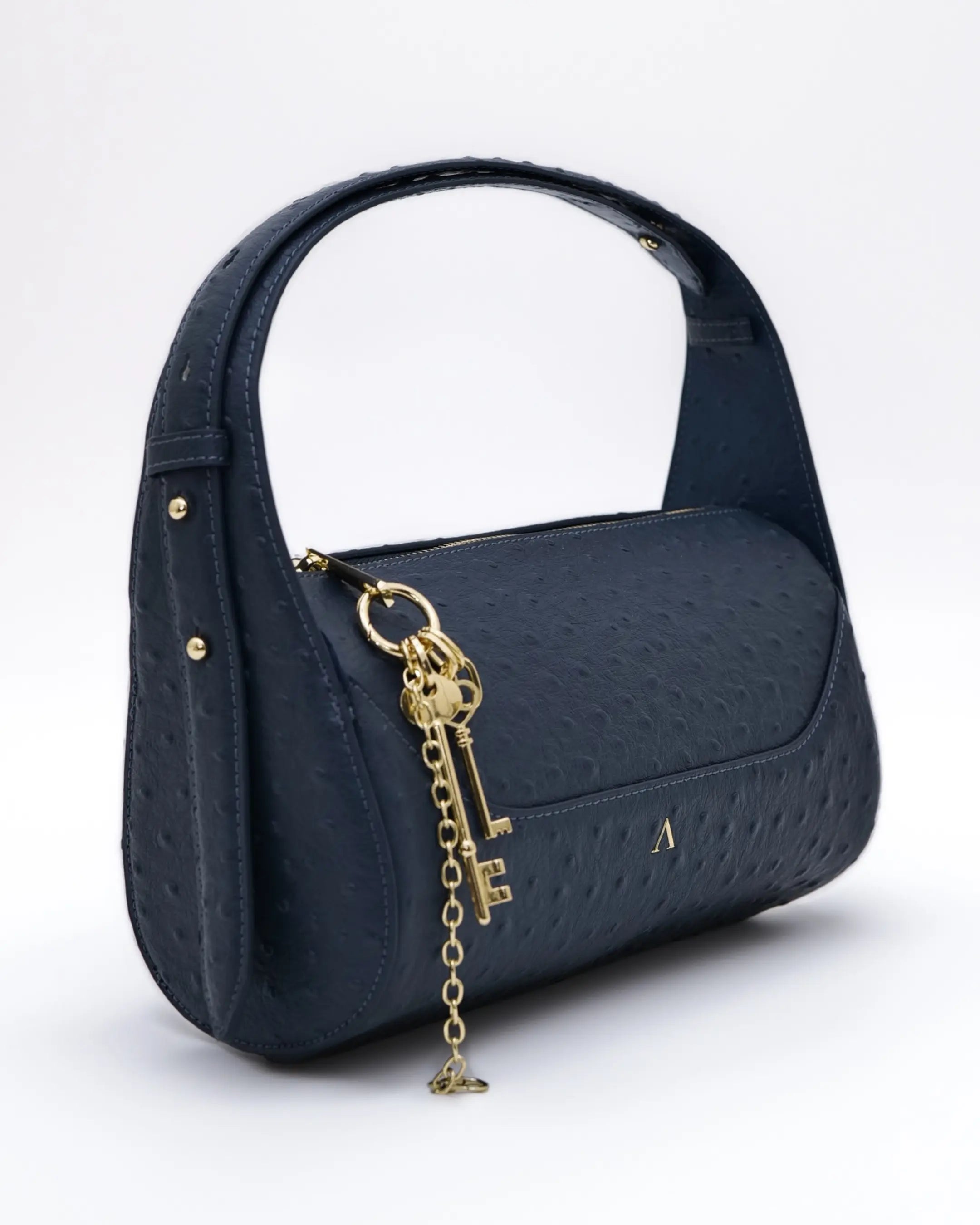 Barrel Bag- Ostrich by Akinna Milano
