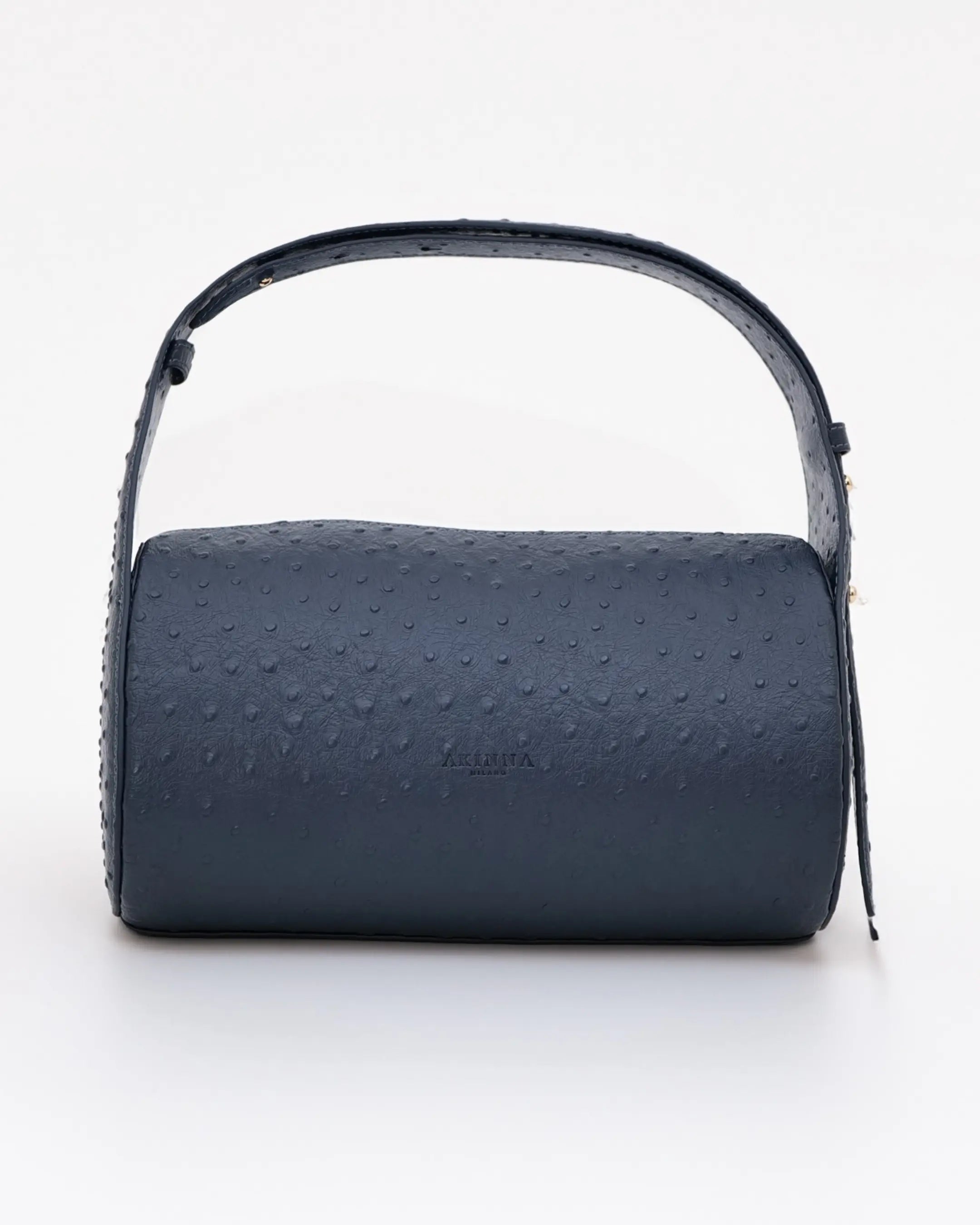 Barrel Bag- Ostrich by Akinna Milano