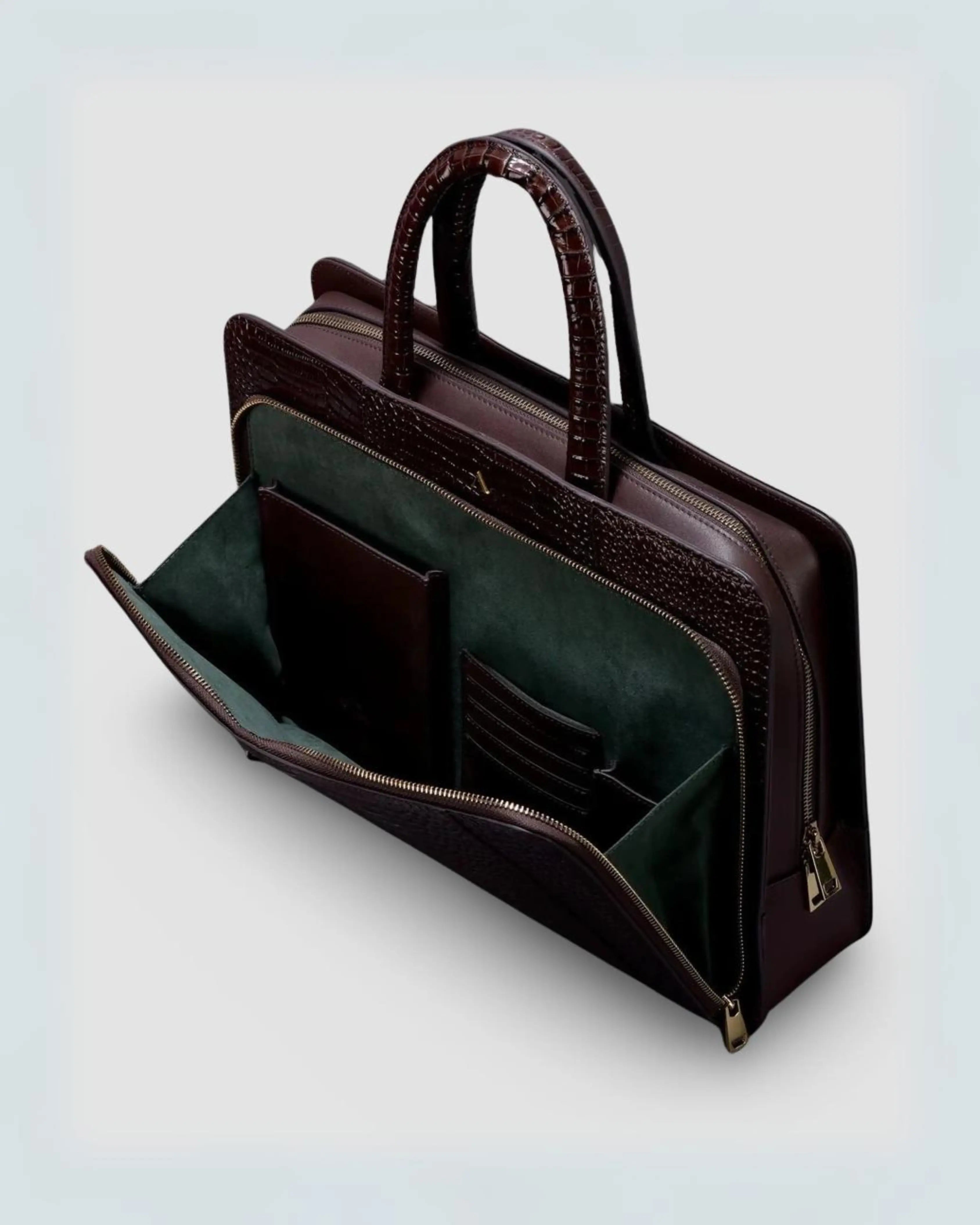 Verona Signature Business Bag - Coffee Brown