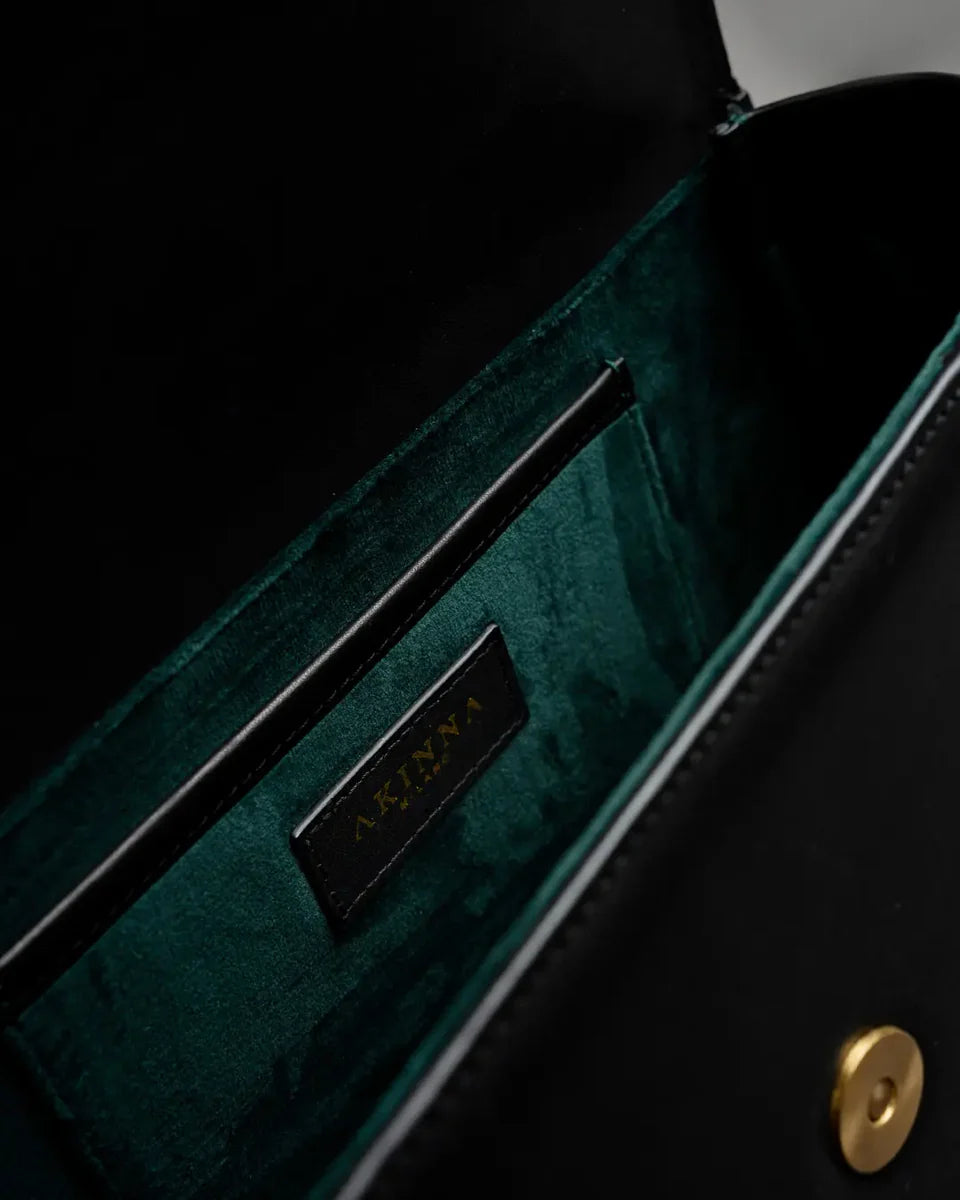 Lia Bag with Top Handle - Antique Gold