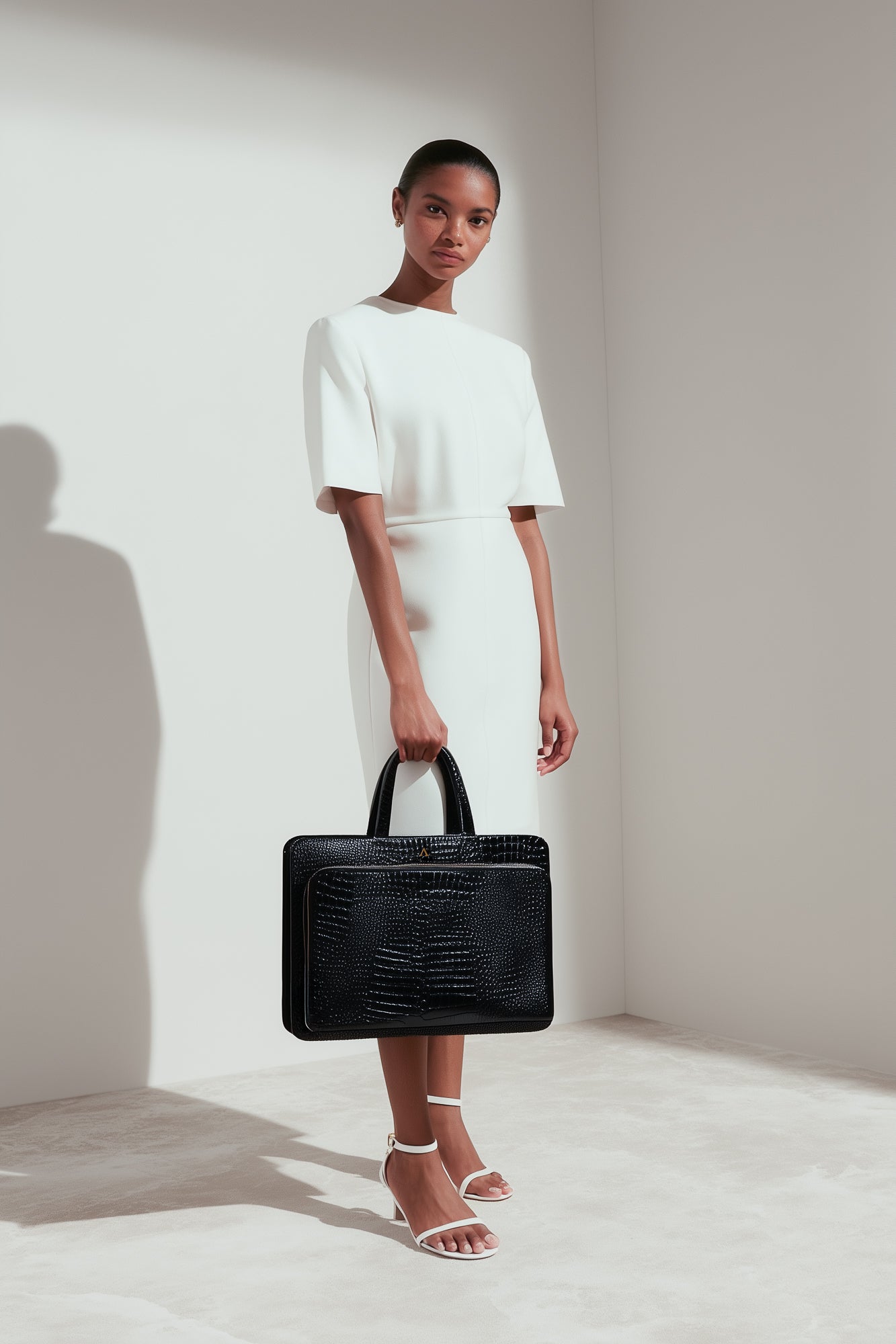 Verona Signature Business Bag - Midnight Black