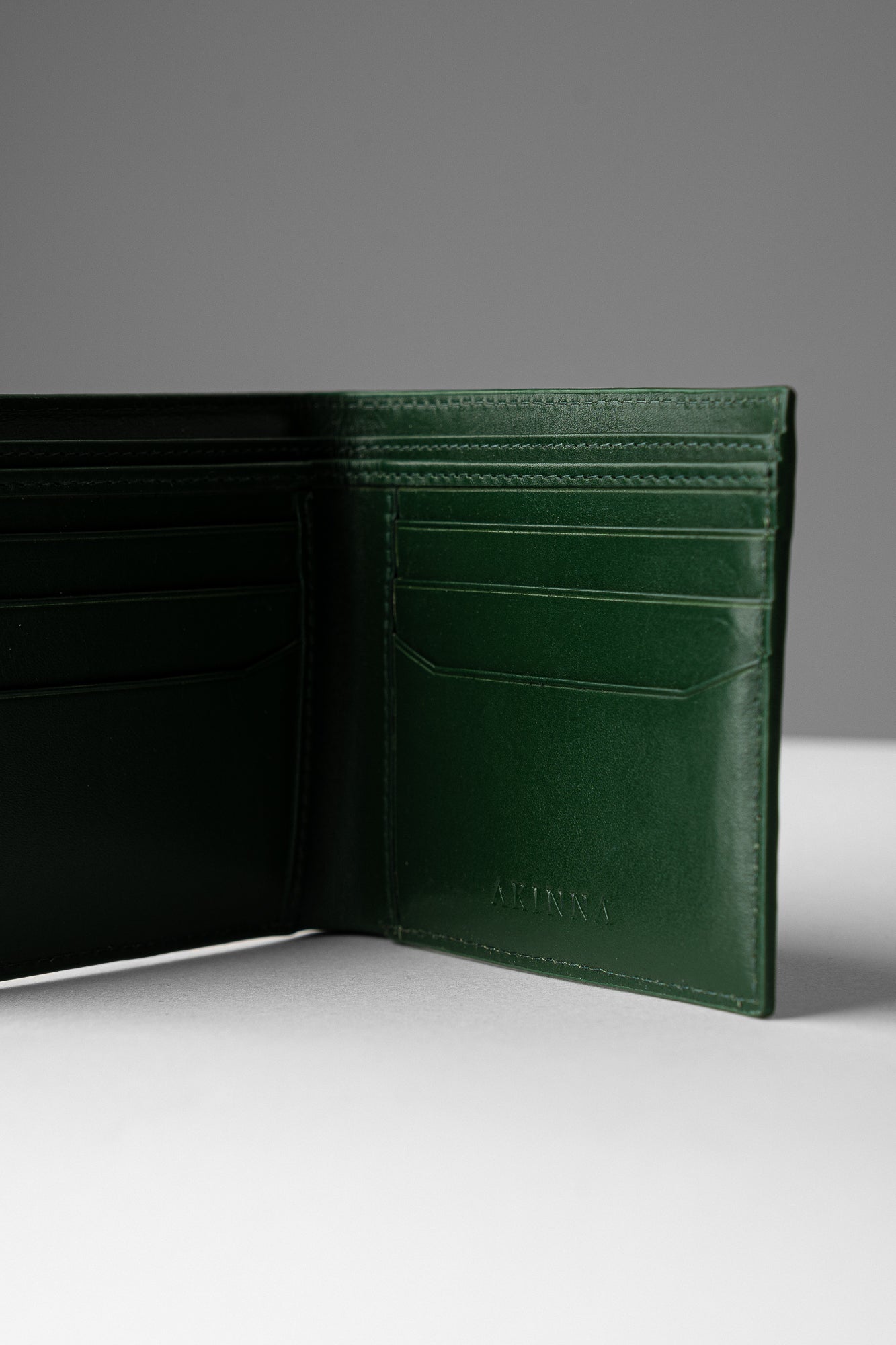 Prestigio Men’s Wallet with Detachable Cardholder – Emerald Green