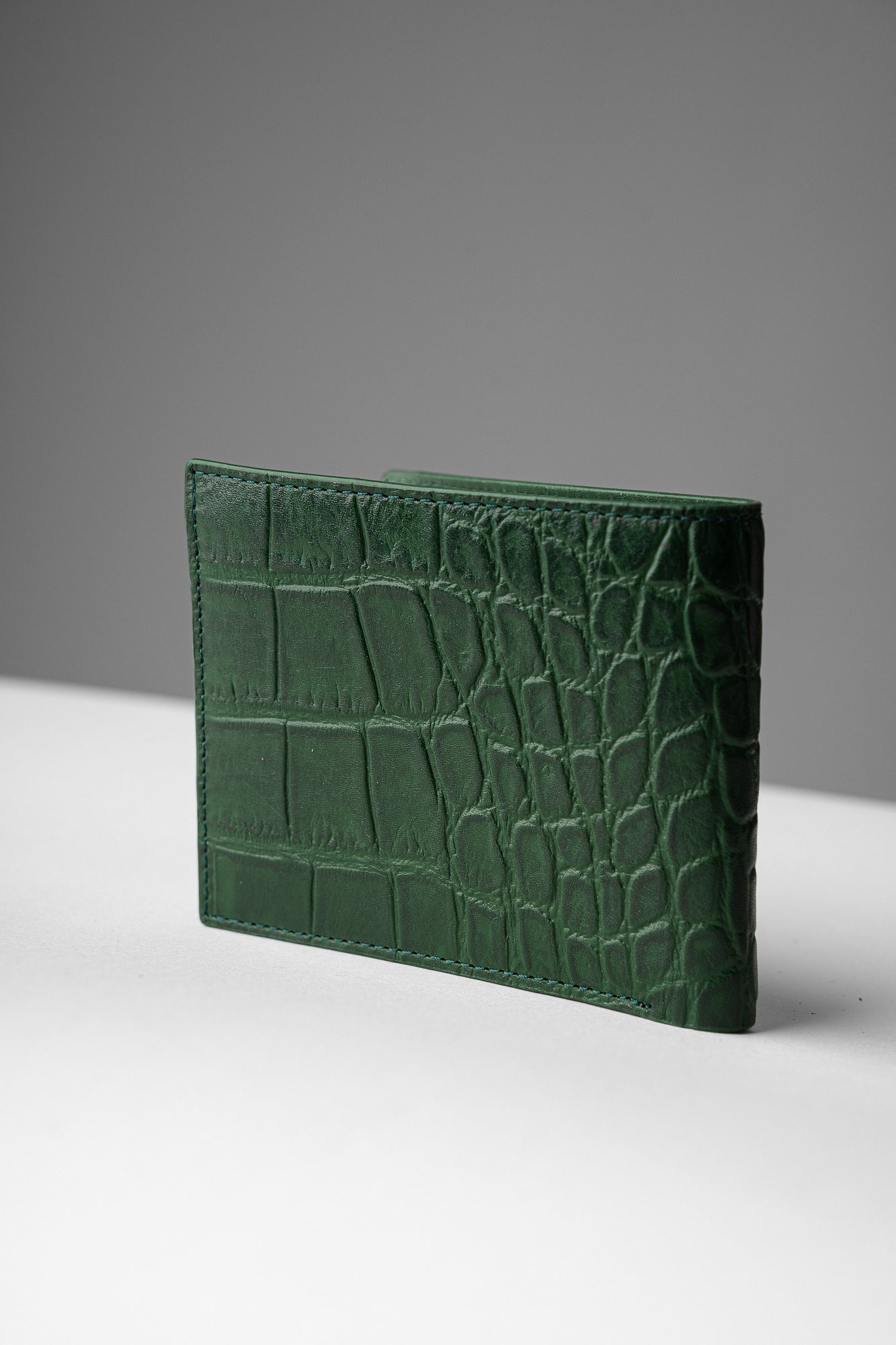 Prestigio Men’s Wallet with Detachable Cardholder – Emerald Green
