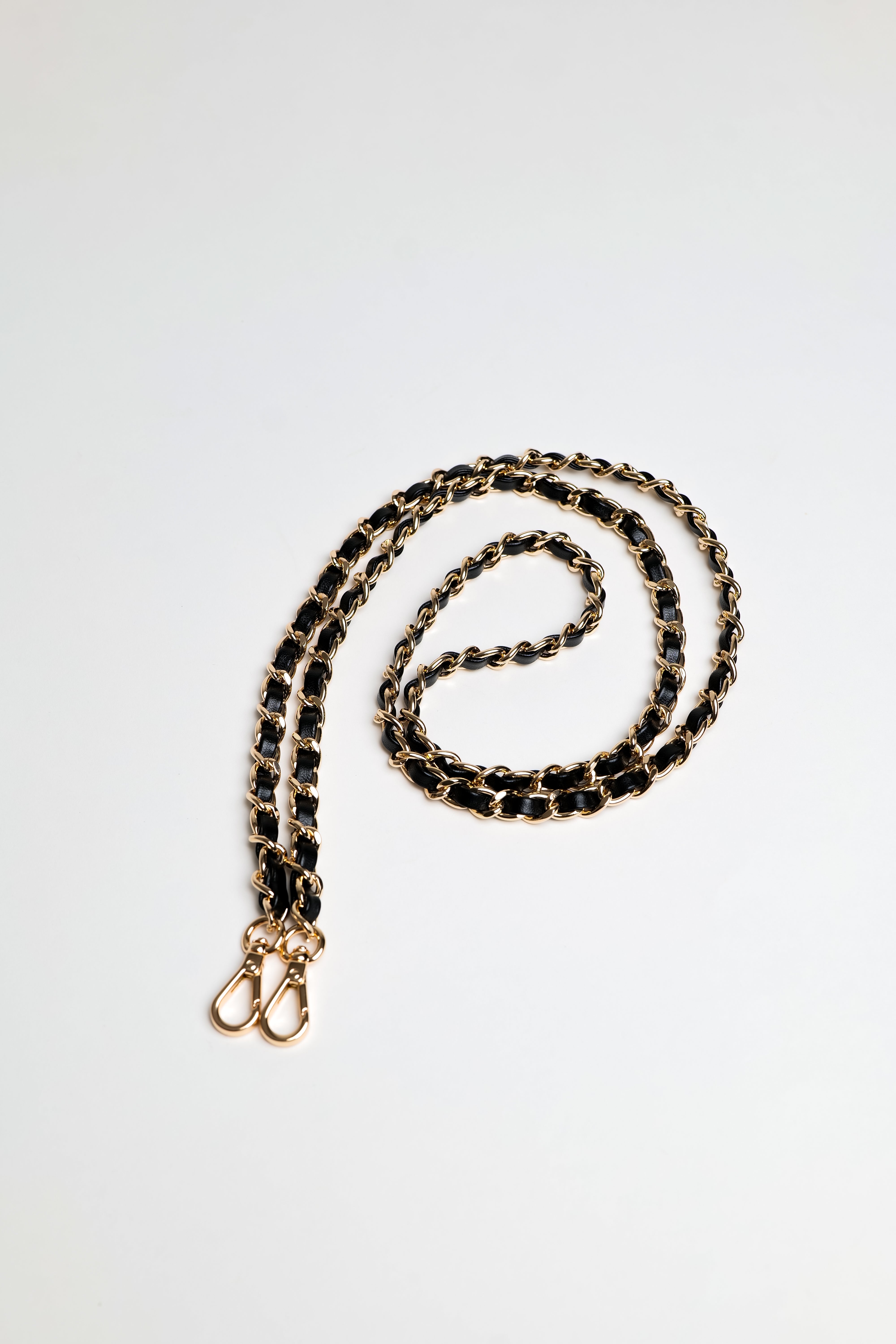 Lena Crossbody Chain - Midnight Black