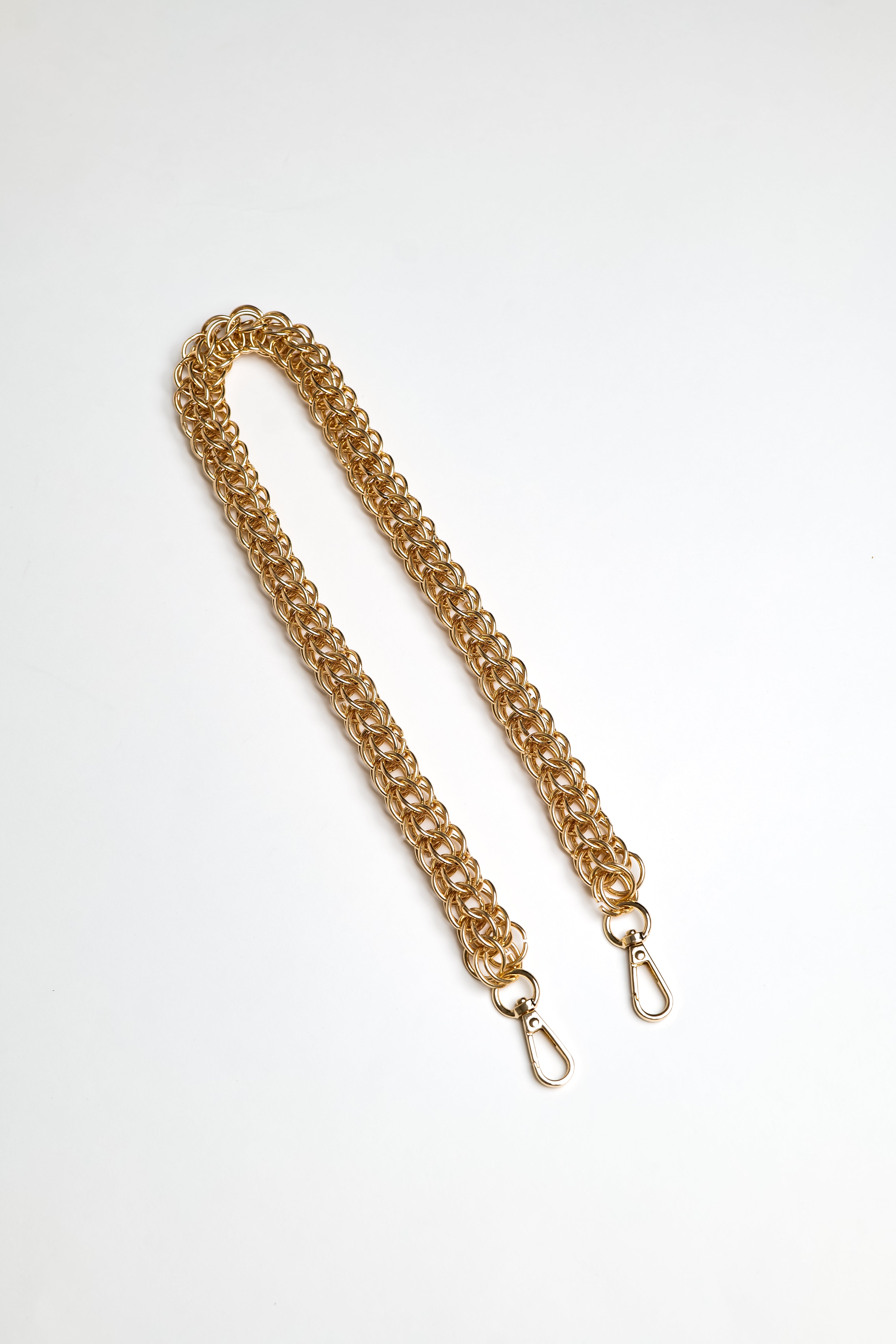 Braided Shoulder Chain - Metallic Gold