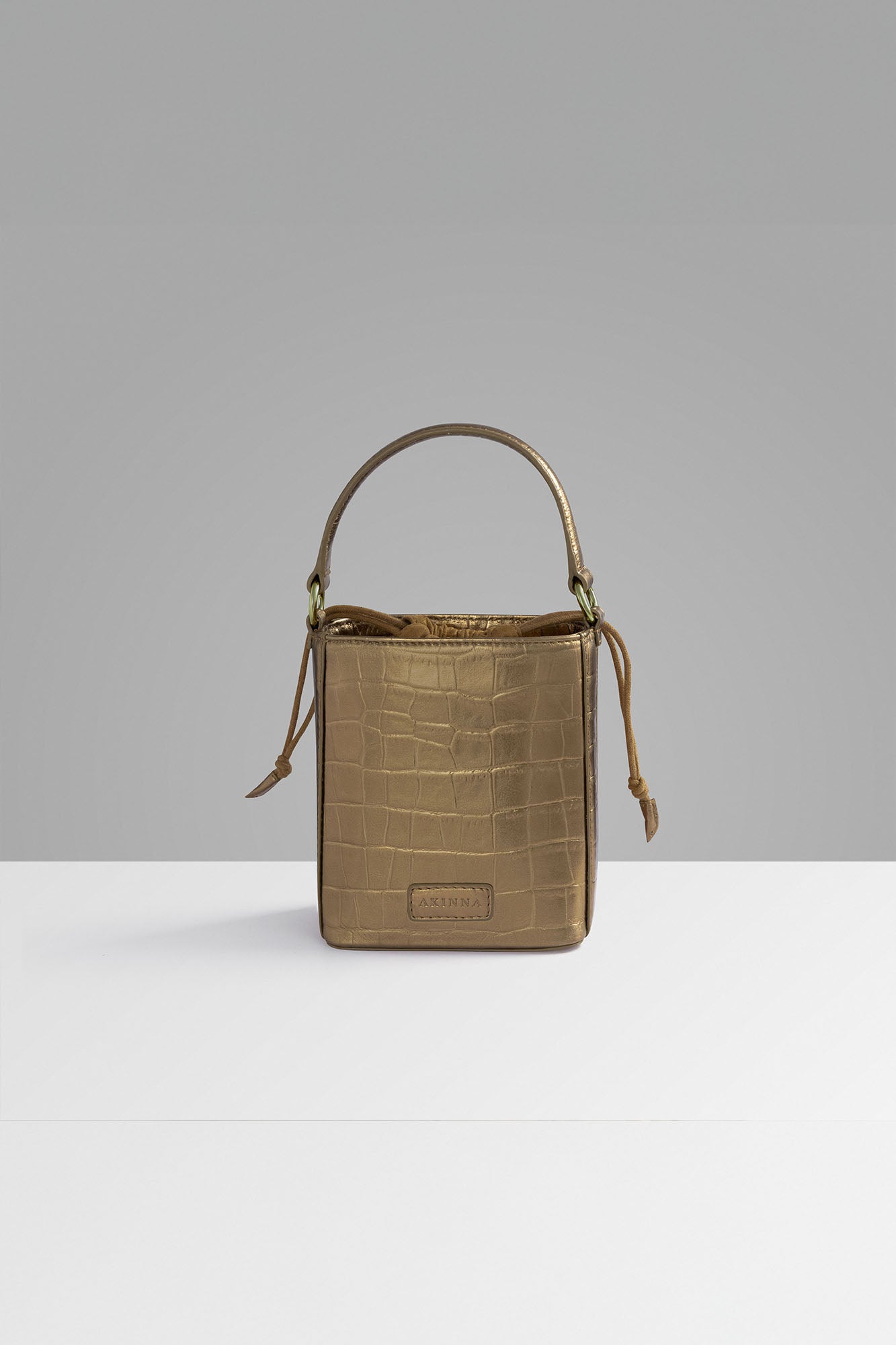 Giorgia Bucket - Liquid Bronze