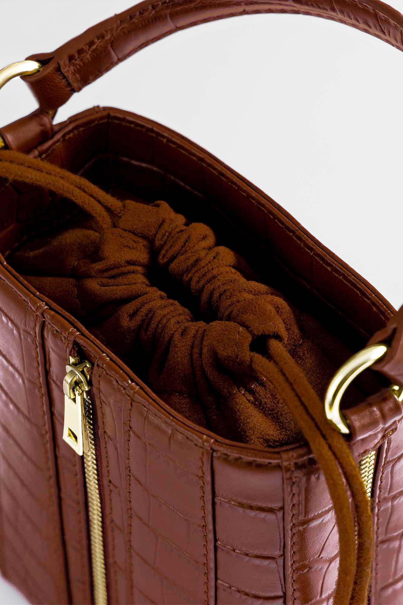 Giorgia Bucket - Toffee Brown